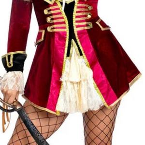 Nuevo Disfraz de Pirata Sexy para Mujer 2025, Cosplay de Halloween, Uniforme sin Espalda para Juego - Product Image 4