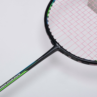 Raquette de badminton intégrée en aluminium et verre, résistante aux intempéries, avec un manche rigide, haute rigidité, frappe stable, raquette légère