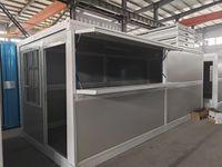 Maison conteneur modulaire préfabriquée professionnelle de 20 pieds et 40 pieds pour bureau et logement à structure en acier