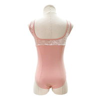 Top de malla sin mangas personalizado, de baile de Ballet leotardo, ropa de clase de baile para niños, leotardos