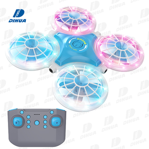 Dihua 2.4G RC LED diễn viên đóng Thế bay không người lái với <span class=keywords><strong>Gyro</strong></span> không đầu CHế độ 360 lật đồ chơi <span class=keywords><strong>Quadcopter</strong></span> cho trẻ em người lớn trong nhà ngoài trời bay trò chơi Quà Tặng - Product Image 1