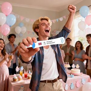 <span class=keywords><strong>Test</strong></span> de <span class=keywords><strong>grossesse</strong></span> à gratter – Jeu de révélation amusant pour baby shower – Cartes neutres pour la révélation du <span class=keywords><strong>sexe</strong></span> – Jeu de fête pour décorations de baby shower - Product Image 5