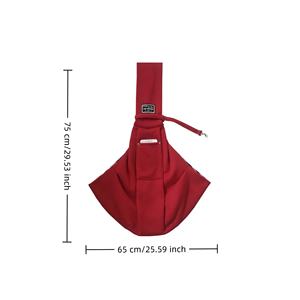 Pet Sling Carrier Sac à bandoulière mains libres pour petits chiens et chats Voyage Puppy Tote Confortable Outdoor Carry Pouch - Product Image 2