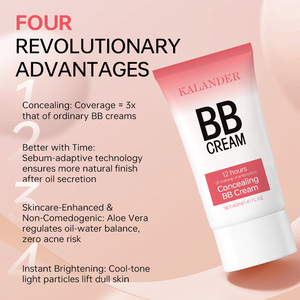 Crème <span class=keywords><strong>BB</strong></span> longue tenue, soin de la peau, légère, non grasse, fond de teint, fabricant OEM ODM - Product Image 3