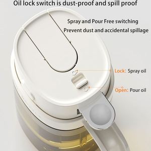 Bouteille Distributrice d'Huile d'Olive 2-en-1 de 550 ml, Qualité Alimentaire, Vaporisateur et Verseur d'Huile de 18 oz pour Sauce Soja, Vinaigre, Vin de Cuisine - Product Image 4