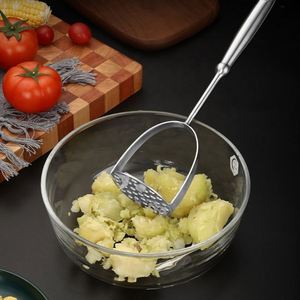 Utensilio de Cocina Manual de Acero Inoxidable para el Hogar, Prensa Manual para Apretar Papas y Ajo, Ideal para Bebés - Product Image 2