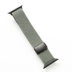 Nylon woven magnetic buckle olive green