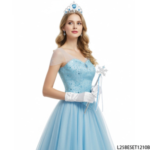 princess polly baby blue dress Wholesale Blue Princess Gloves Light Blue Satin Material