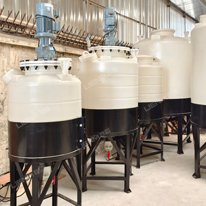 Cuve <span class=keywords><strong>de</strong></span> mélange anti-corrosion à prix d'usine, équipement <span class=keywords><strong>de</strong></span> mélange en plastique HDPE avec agitateur SUS304 pour le traitement chimique - Product Image 6