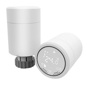 Système de chauffage domestique Hysen Contrôle vocal Thermostat personnalisé Vanne de <span class=keywords><strong>radiateur</strong></span> Zigbee <span class=keywords><strong>sans</strong></span> <span class=keywords><strong>fil</strong></span> Wifi - Product Image 2