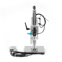 Machine de scellage pneumatique de type table en vente chaude pour flacons, ampoules, bouchons de flacons de réactifs en verre, couvercles en plastique, scelleuse de bouchons