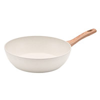 Ensemble de 12 ustensiles de cuisine antiadhésifs durables en granit, résistants au four, légers, avec cuiseur vapeur, pour usage domestique