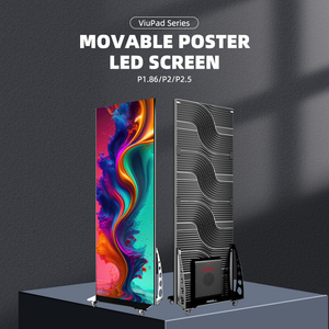 Pantalla LED Digital Portátil con Soporte de Piso GOB P1.86 P2 P2.5, Pantalla LED Delgada <span class=keywords><strong>para</strong></span> Video Wall, Publicidad Interior, Pantalla LED Tipo Póster - Product Image 2