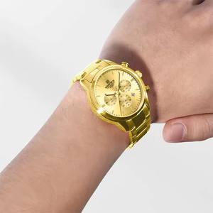 네비포스 남성용 시계 다기능 크로노그래프 방수 쿼츠 시계 최고급 명품 비즈니스 스포츠 스테인리스 스틸 시계 8076 - Product Image 4