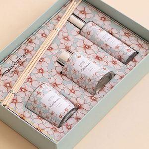 Custom Luxury Stainless Steel Scented Candle <b>Gift</b> Set Aromatherapy Candles Fragrance Spray Perfume Mist Custom Logo <b>Gift</b> <b>Box</b> - Product Image 2