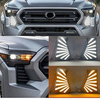 Luz Antiniebla Delantera LED DRL para Toyota Tacoma 2024-2026, Lámpara de Circulación Diurna Modificada con Animación de Encendido