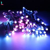 Módulo de Luz LED Inteligente WS2811 de 0.3W, Resistente al Agua IP67, con Cambio de Color RGB IC, Luz Puntual LED Digital WS2811 de 5V CC/12V CC
