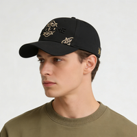 Gorras de Béisbol Personalizadas con Logotipo Bordado en 3D, de Alta Calidad, de Algodón, 6 Paneles, Visera Curva, Sin Estructura, Ajustables, para Hombre y Mujer