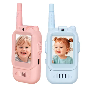 Walkie Talkie Inalámbrico para Niños de Alta Definición, Nuevo Diseño Visual, Juguete Educativo de 2 Pulgadas, Anti-Interferencias, Red <span class=keywords><strong>2G</strong></span>, 2 Unidades en una Caja - Product Image 4
