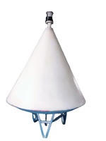Bouée de navigation fluviale 700*900 pour marinas, balise conique en LLDPE résistante aux UV, protection de sécurité, flottabilité 150 kg, bouée de natation