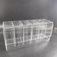 Présentoir personnalisé en acrylique à 6 emplacements, écologique, étanche et anti-poussière pour cartes de jeu Pokémon