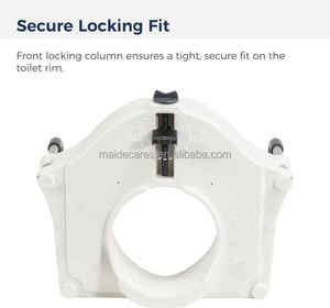 Aid Adjustable Support Safety Non Slip Commode <strong>Chair</strong> Durable Use <strong>Chair</strong> <strong>Mobility</strong> Care Medical Portable Shower Bedside - Product Image 4