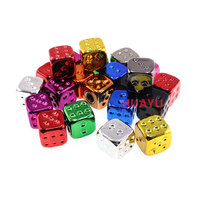 Bouchons de soupape en aluminium colorés Tubes de conception de dés couvercle de soupape pour accessoires de voiture/moto/vélo