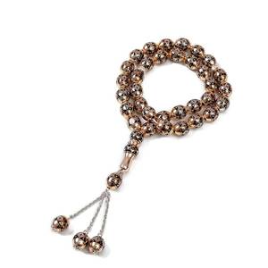 Nouveauté : Tasbih en cristal feuille d'érable, 33 perles laser, pour la prière musulmane, nouveau design, accessoires ethniques - Product Image 5