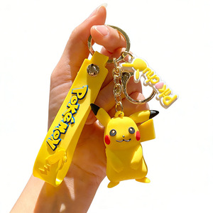 Porte-clés en silicone 3D Pikachu personnalisable - Prix d'usine pour les commandes en gros - Product Image 3