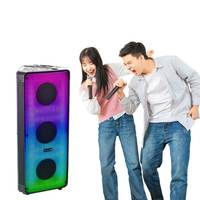 Altavoz para Fiestas L-6601B, 30-50W RMS, Woofer de 48'', 2 Tweeters, Batería de 4000mAh, USB/TF/FM/V5.2, Control Remoto, CA