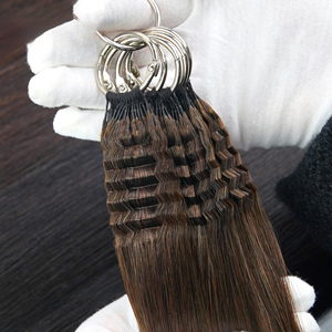 Nuova Raccomandazione di Prodotto: Extension per Capelli 100% Veri Capelli Umani Remy con Baby Hair - Tinti - Effetto Piumato - Aggiunge Più Volume e Stile - Product Image 6