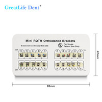 Supports orthodontiques monobloc Greatlife Dent, matériau orthodontique populaire pour la correction dentaire