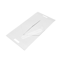 Emballage de bouteille de vin personnalisé rigide en papier carton forme triangulaire emballage plat cadeau boîte d'emballage magnétique pliable avec poignée