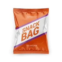 Sacs d'emballage alimentaire pour frites et croustilles de pommes de terre congelées avec impression personnalisée sacs étanches à l'humidité avec fermeture éclair