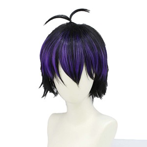 Halloween Hommes Adulte Vtuber YouTuber Ren Cosplay Court Résistant À La Chaleur Perruque De Cheveux Synthétiques IDOL-002 - Product Image 5