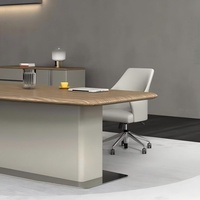 Table de conférence rectangulaire en bois pour bureau, salle de réunion, salle de conseil, avec gestion des câbles