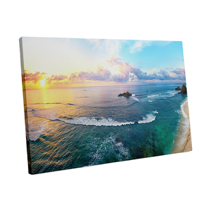 Peinture sur toile moderne et contemporaine, vue sur la mer, paysage de plage horizontal, décoration <span class=keywords><strong>murale</strong></span> pour hôtel et appartement, à suspendre, claire - Product Image 1