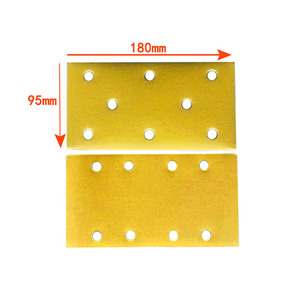 Compatibile con levigatrice orbitale Standard 8 fori 180*95mm carta vetrata abrasiva con supporto ad anello a gancio - Product Image 3