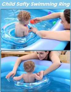 Bouée de bain gonflable en PVC pour bébé avec pare-soleil, conforme aux normes européennes et américaines - Product Image 4