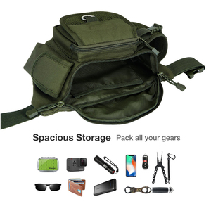 Mode Taille Sac <span class=keywords><strong>Banane</strong></span> Taille Sac À Outils Avec Bandoulière Pour Hommes - Product Image 2