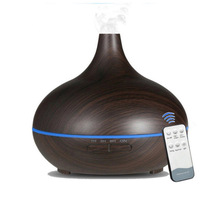 Difusor de Aromas Portátil de Madera Moderno ODIS, Difusor de Aroma Ultrasónico con Luz LED para Aceites Esenciales, Aromaterapia para el Hogar