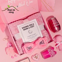 Novedades: Set de Regalo de Cumpleaños con Velas Aromáticas de Cera de Soja en Caja, Diseño Moderno y Creativo, Recuerdo Navideño
