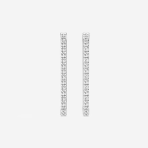 Boucles d'oreilles en forme de clip en diamant rond cultivé en laboratoire, 1 1_2 Ctw, pour femmes, élégantes, minimalistes, scintillantes, bijoux fins, cadeau de luxe - Product Image 3