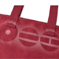 Sac fourre-tout réversible en coton à motif géométrique KPOP ARIRANG World Tour Rouge V JK JIN Fans Forme carrée moyenne Doublure en coton Usage quotidien