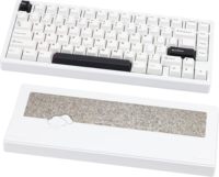 Clavier mécanique barebone WOBKEY Rainy75 Standard QMK VIA programmable avec interrupteurs linéaires HMX et touches PBT personnalisées pour le bureau