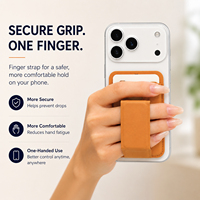 Porte-cartes intelligent certifié MFi avec suivi intelligent, compatible Apple Find My et Google Find Hub, support magnétique, portefeuille