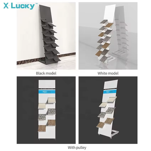 May mắn tùy chỉnh đá cẩm thạch Mẫu gạch hiển thị giá khách sạn bảng áp phích hiển thị đứng Bảng hiển thị gạch và giá đỡ - Product Image 2