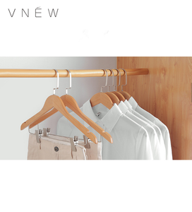 En stock cintres en bois au prix le plus bas cintres en bois en gros pour vêtements <span class=keywords><strong>cintre</strong></span> en bois d'érable avec clips - Product Image 5