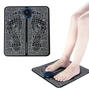 EMS – masseur de pieds à impulsion, coussin de Massage à charge USB, tapis électrique pour les pieds, masseur de Circulation sanguine