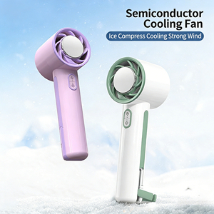 Miniature semiconductor cooling <b>fan</b> desktop office <b>fan</b> quiet small <b>fan</b> long battery life <b>handheld</b> <b>fan</b> - Product Image 1